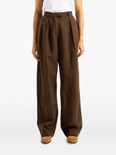 Pantaloni Casey Casey maro