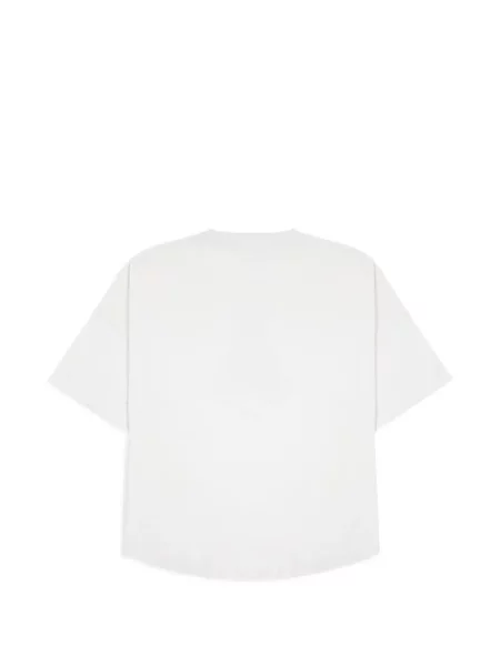 Tricou Palm Angels cu imagine alb
