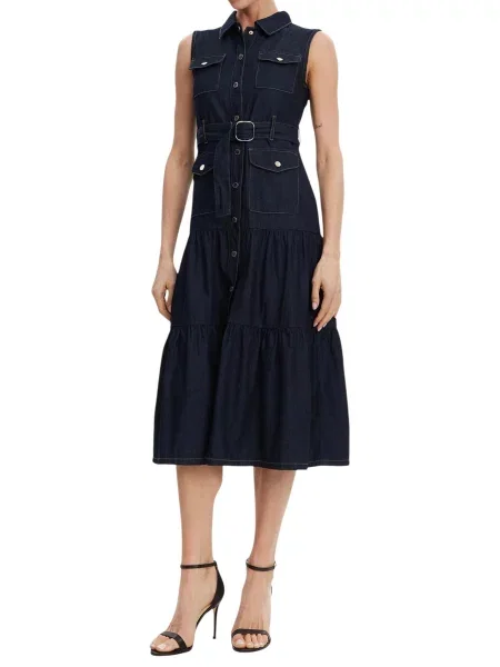 Sukienka jeansowa Morgan De Toi czarna