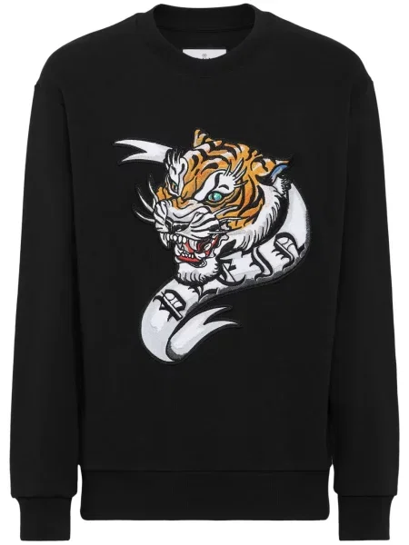 Hanorac Philipp Plein cu imagine negru
