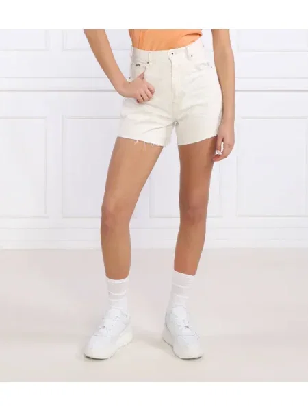 Pepe Jeans London Pantaloni scurți RACHEL alb