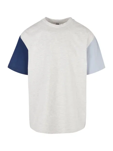 Urban Classics Tricou albastru închis / albastru deschis / amestecat gri