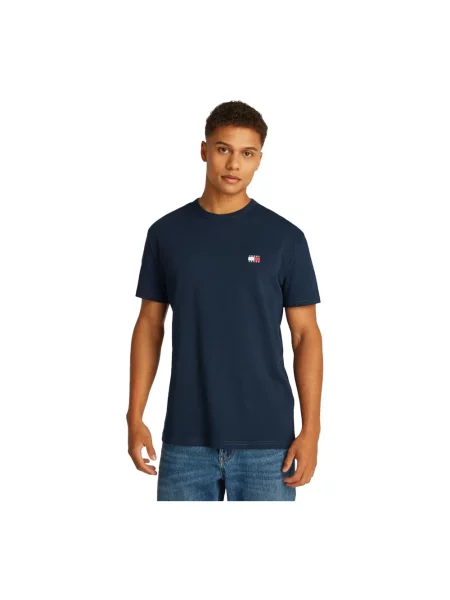 Koszulka Tommy Jeans z logo niebieska