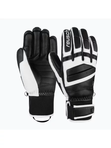Mănuși de schi Reusch Master Pro black/white alb