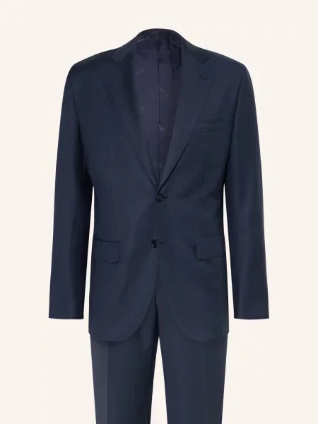 Brioni Oblek Newplum Extra Slim Fit tmavě modrá