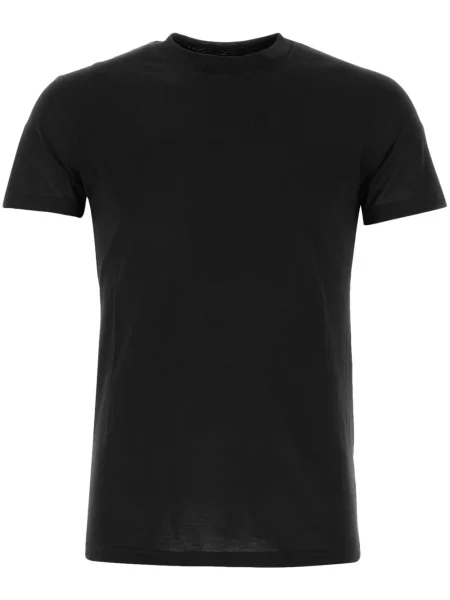 Tricou Pt Torino cu decolteu rotund negru