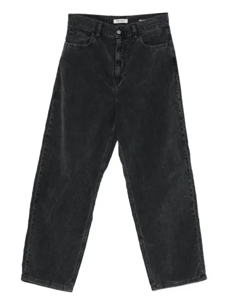 Pantaloni Carhartt Wip de catifea cord negru