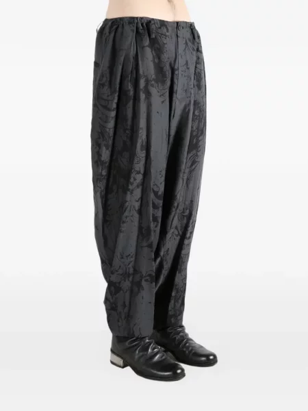 Žakardinis kelnės Yohji Yamamoto pilka
