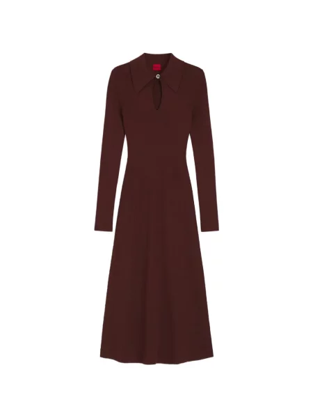Gulerat rochie midi Hugo maro