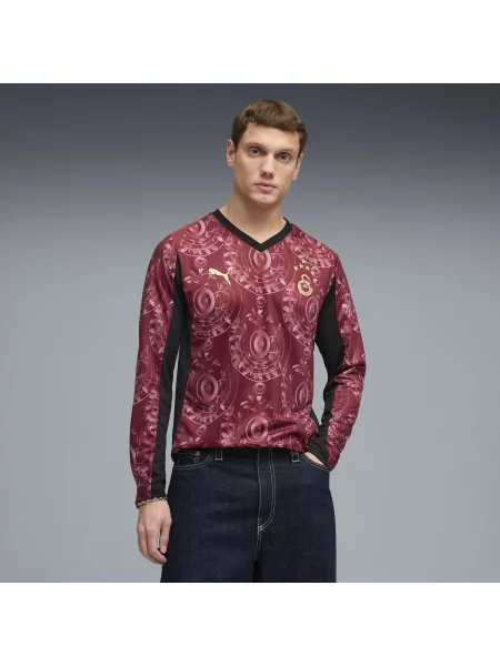 PUMA trzecia koszulka Galatasaray SK z długim rękawem Odzież XXL czerwony