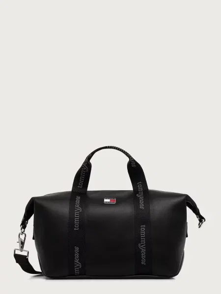 Tommy Jeans crossbody kabelka z imitace kůže černá