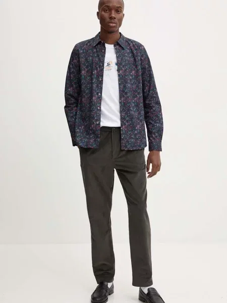 Сорочка PS Paul Smith regular класичний комір чорний
