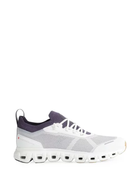 Sneakerși On cu șireturi din dantelă alb
