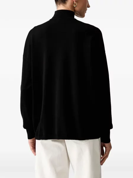 Pulover Trussardi cu broderie negru