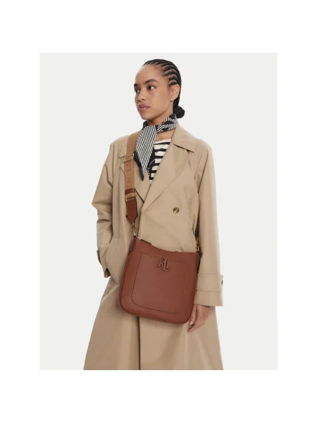 Torebka LAUREN RALPH LAUREN brązowa