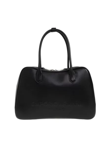 Listonoszka Emporio Armani z autografem czarna