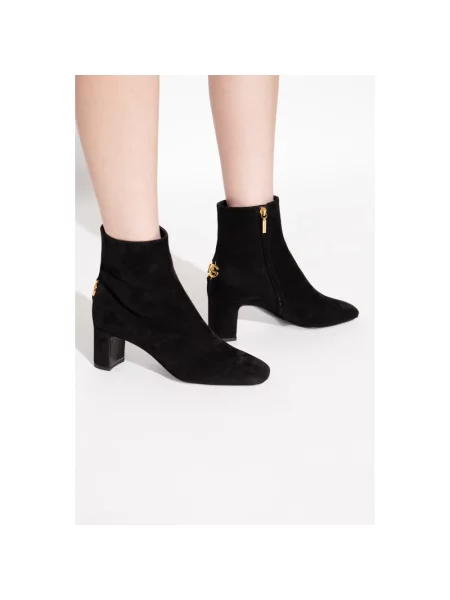 Botki Dolce And Gabbana zamszowe czarne