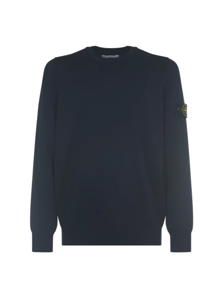 Sweter Stone Island z kamieniami niebieski
