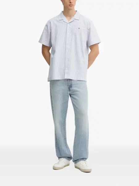 Scurt cămașă Helly Hansen cu dungi alb