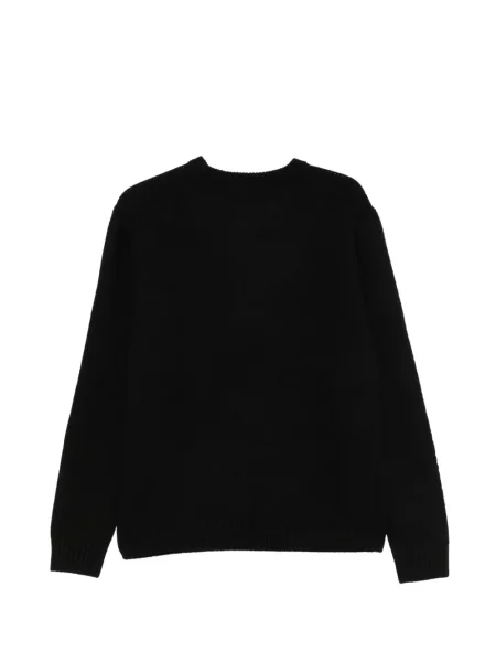 Pulover Aspesi cu decolteu rotund negru
