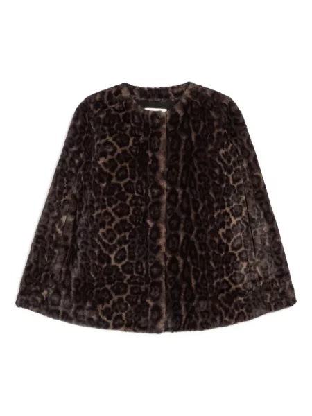 Palton Apparis cu imagine cu model leopard maro