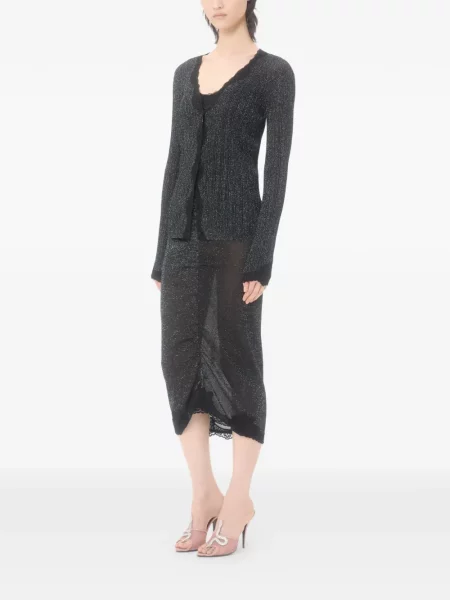 Top Valentino Garavani tricotate negru