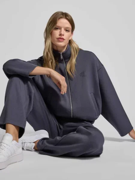 Calvin Klein Jeans bluza gładka szary