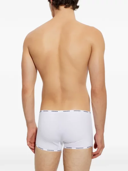 Boxeri Dsquared2 cu autograf alb