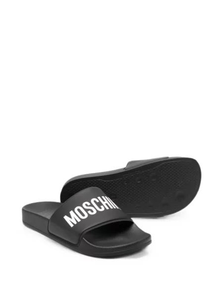 Klapki dziecięce Moschino czarne
