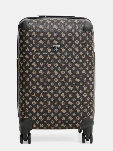 Kofer Guess WILDER MEDIUM smeđa