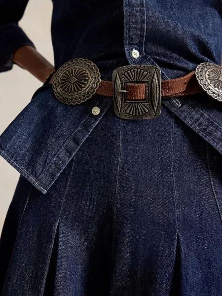 Polo Ralph Lauren спідниця-кльош джинсова