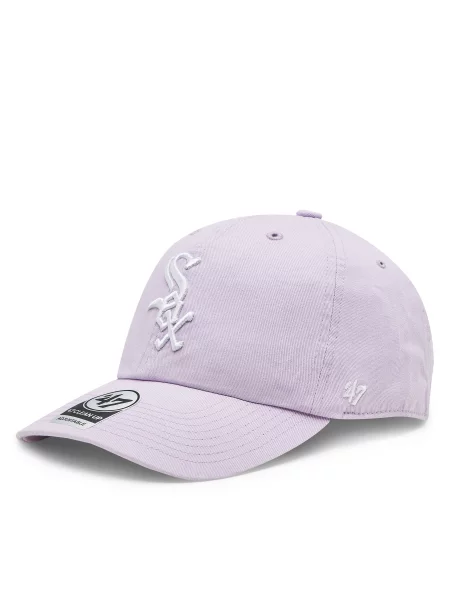 47 Brand Kepurė su snapeliu Mlb Chicago White Sox Clean Up W/No Loop Label Violetinė balta
