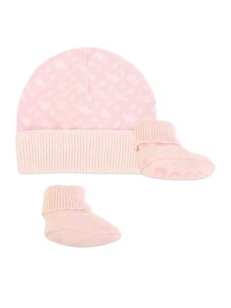 Komplet kapa in nogavice BOSS roza