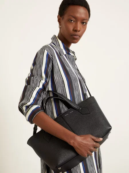 Proenza Schouler Kabelka East West Tote / stříbrná černá