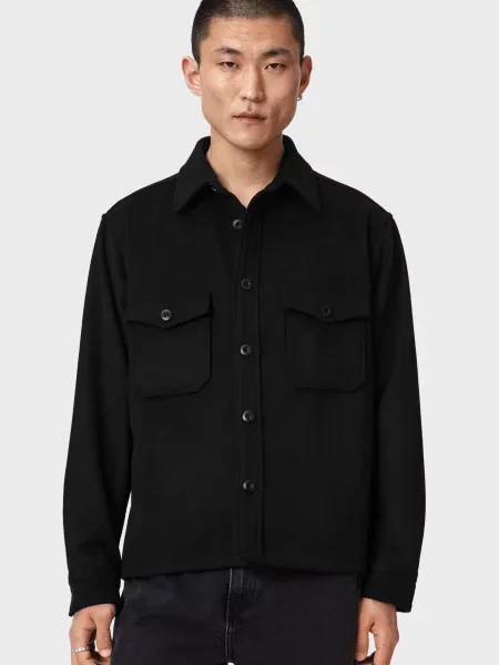 Рубашка Allsaints черная