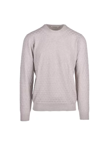 Sweter Filippo De Laurentiis wełniany beżowy