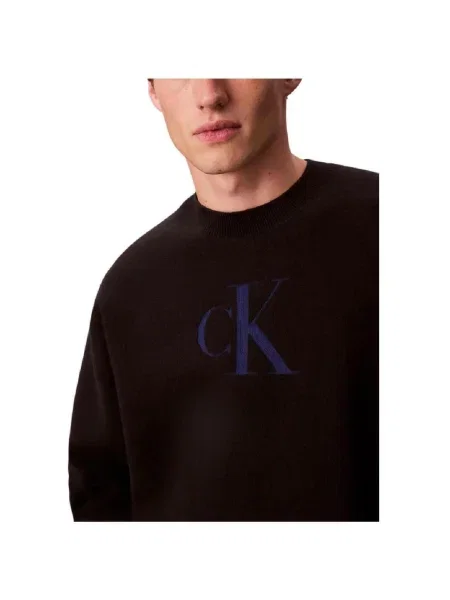 Calvin Klein Jeans Pulover negru