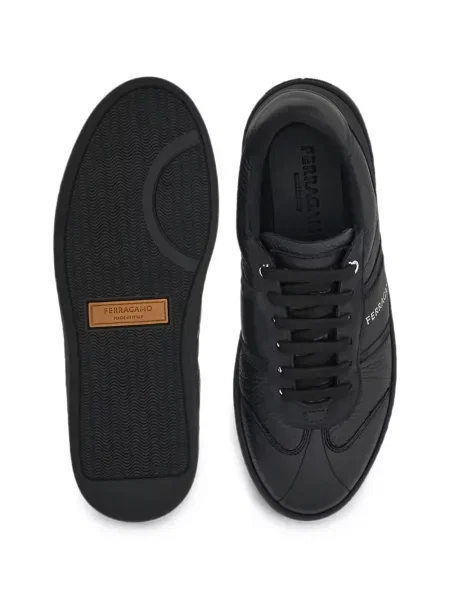Sneakerși Ferragamo cu imagine negru