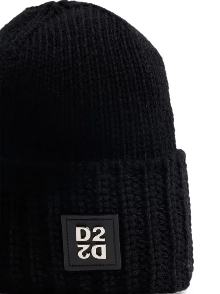 Căciulă Dsquared2 tricotate negru