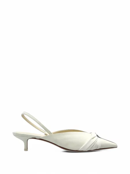 Pantofi cu toc Neous slingback alb