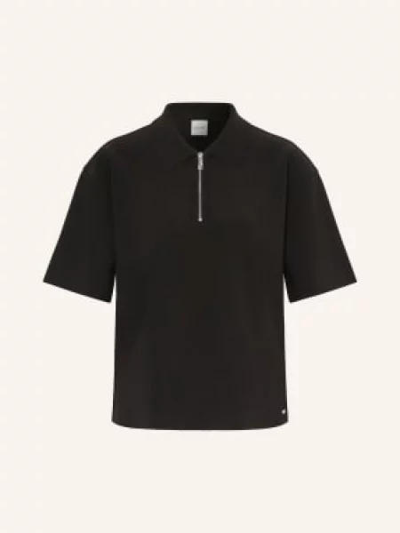 Calvin Klein Pletené Polo Tričko černá