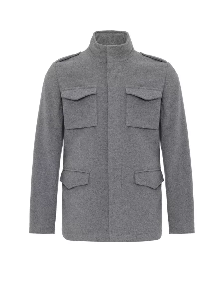 Moxx Paris Prehoden plašč Antonio pegasto siva