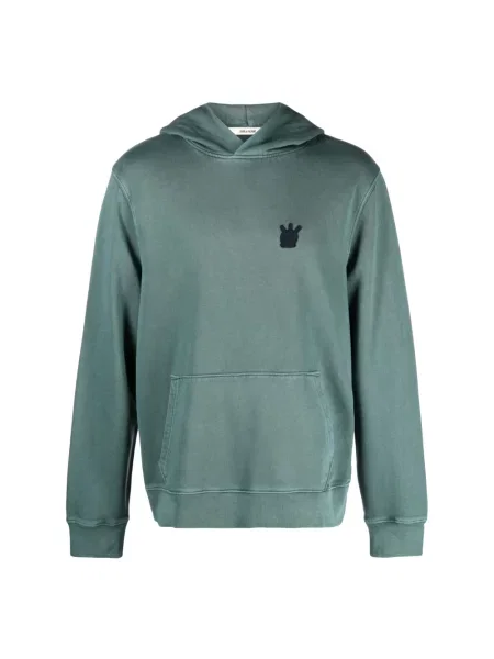Bluza z kapturem Zadig & Voltaire z kapturem zielona