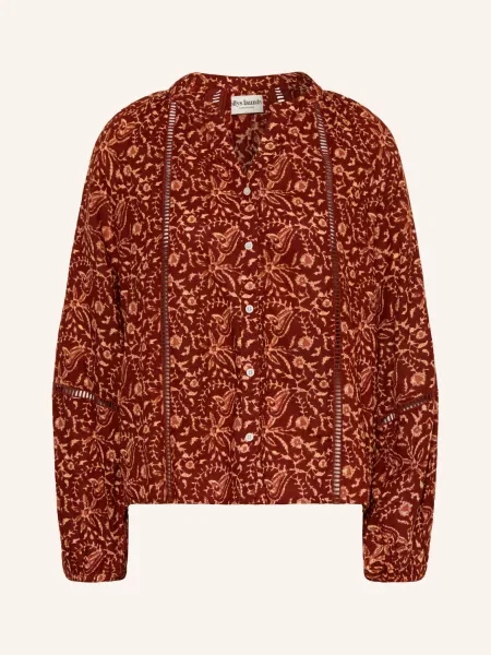 Lollys Laundry Bluzka Veroll rot beżowa