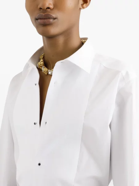 Cămașă Dolce & Gabbana din poplin alb