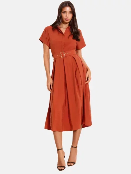 Lipsy Rochie de vară ruginiu maro