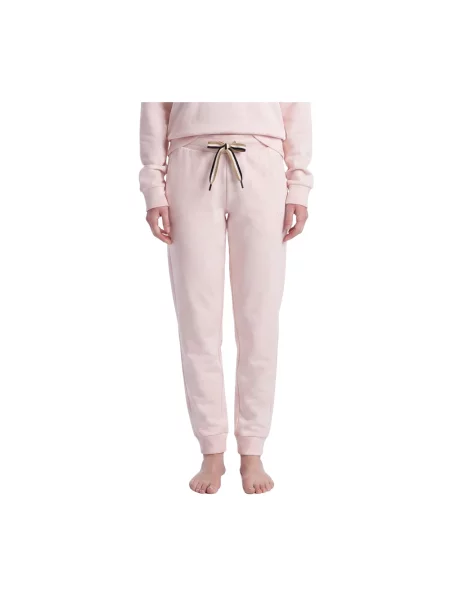 BOSS Spodnie dresowe CP Stripe różowy