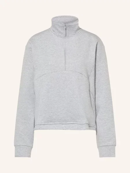 Under Armour Mikina S Límcem Troyer Ua Unstoppable světle šedá