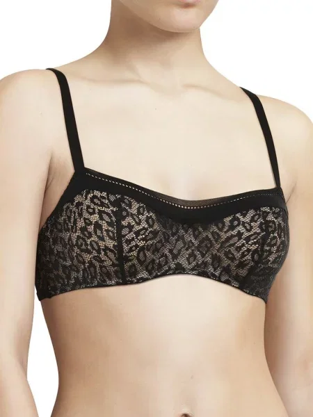 Мягкий бюстгальтер на косточках чорний