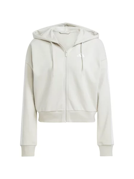 Geacă Adidas Sportswear de lână alb